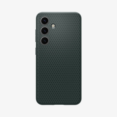 ACS07287 - Galaxy S24 Ultra Case Liquid Air in Matte Black showing the back